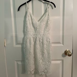 White Abercrombie & Fitch Mini Dress